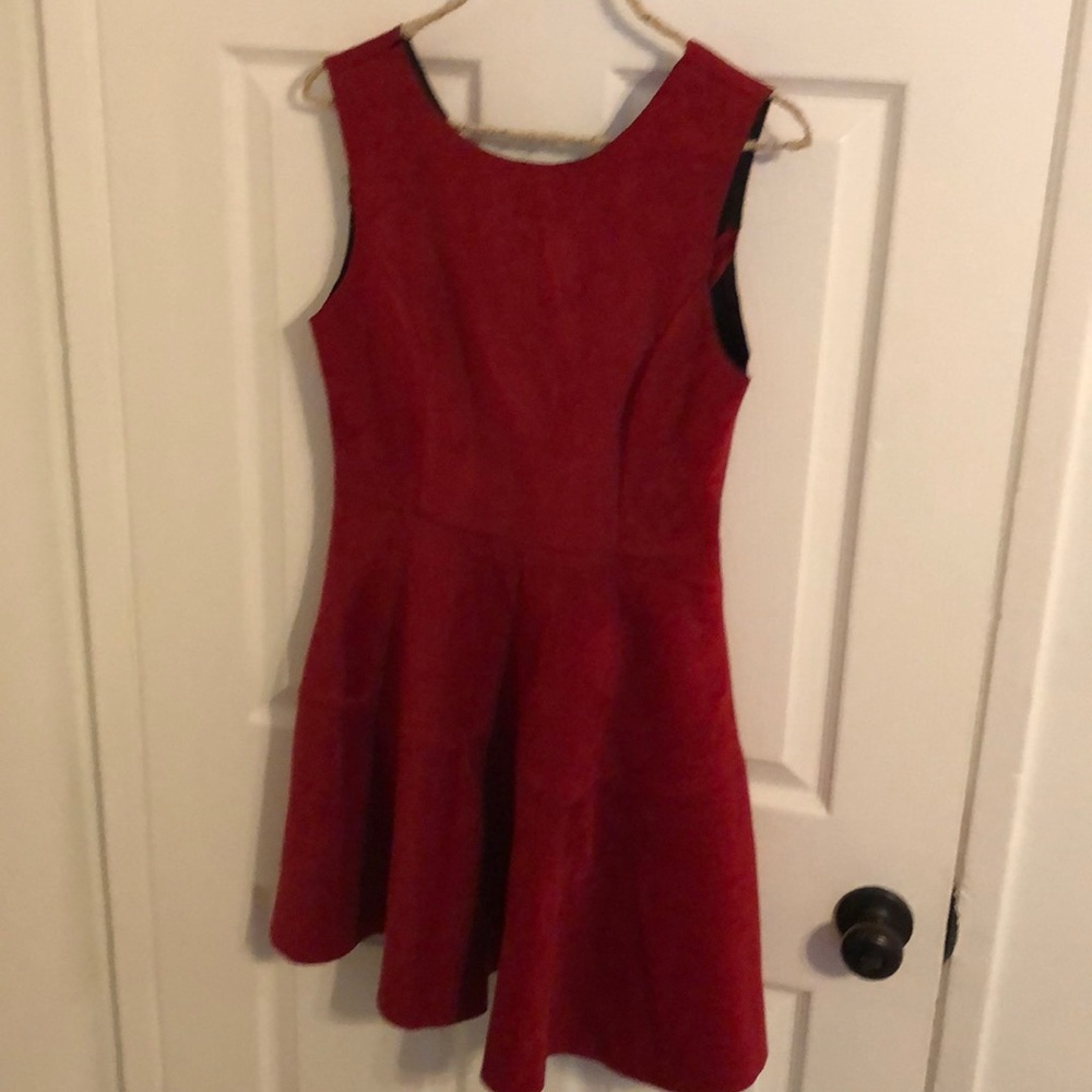 The perfect red dress for holiday work parties!